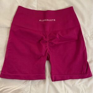 ALPHALETE PINK shorts! Worn maybe twice, size Small.